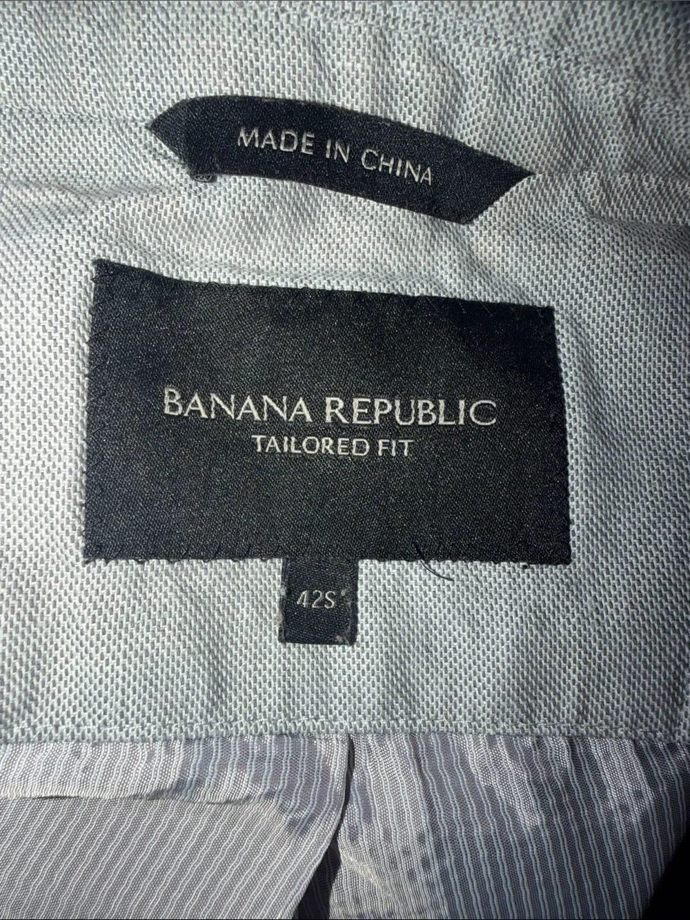 Light Gray Men's Linen-Blend Blazer